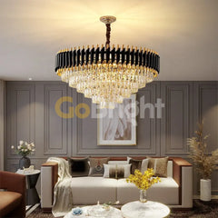 Candelabru Kimberly Diametru 60cm Negru + Auriu