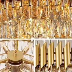 Candelabru Kimberly Diametru 75cm Auriu