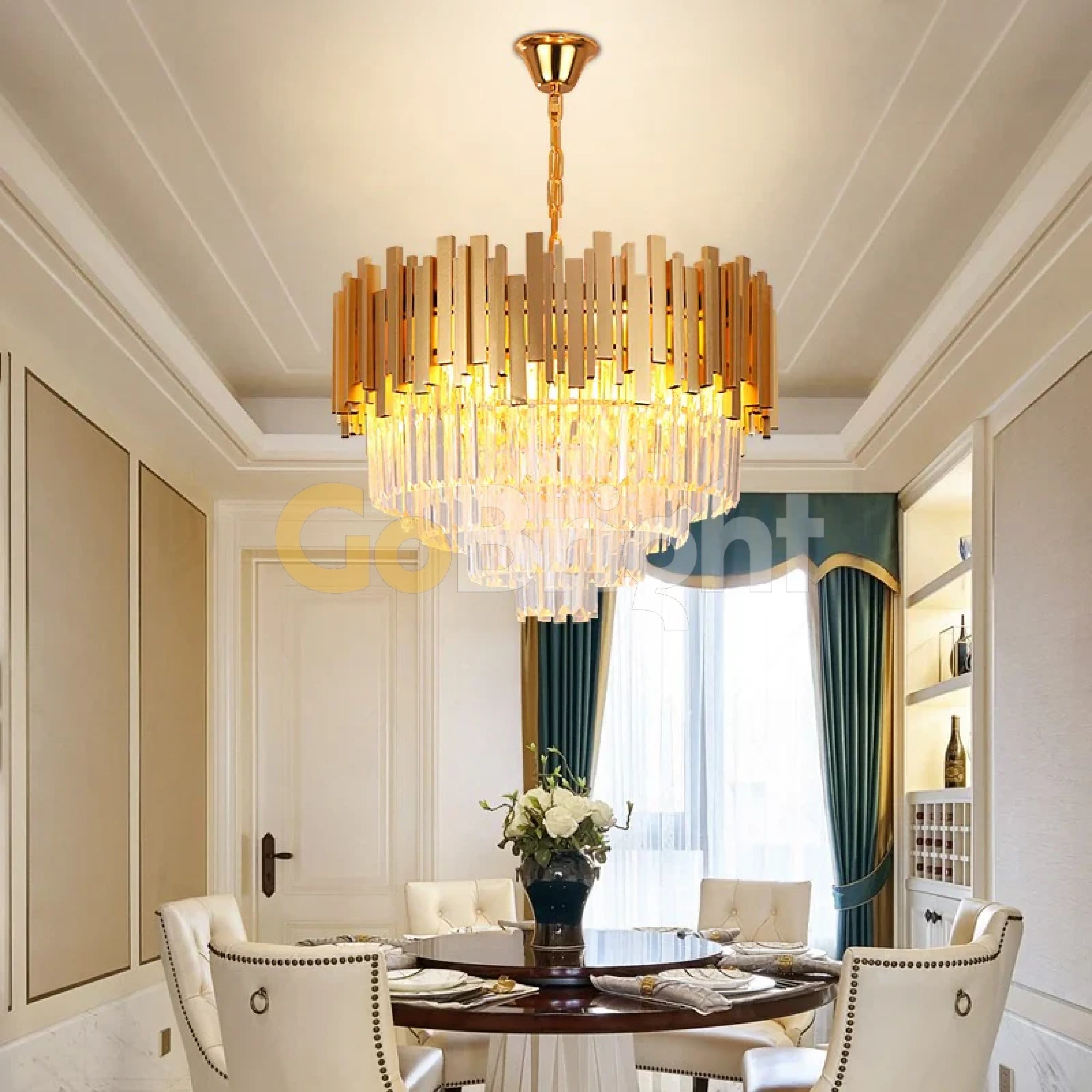 Candelabru Lauren Diametru 50cm Auriu