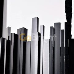 Candelabru Lauren Diametru 80cm x 30cm Negru