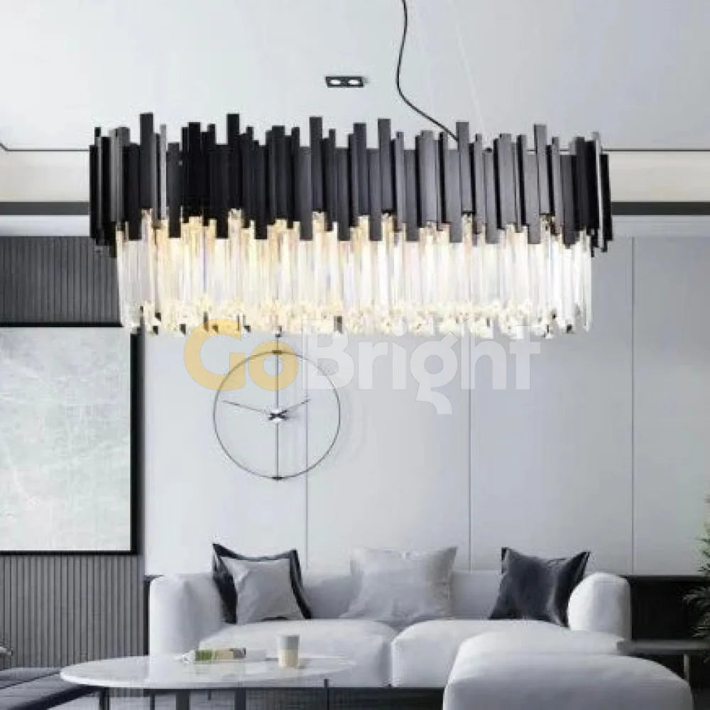 Candelabru Lauren Diametru 80cm x 30cm Negru