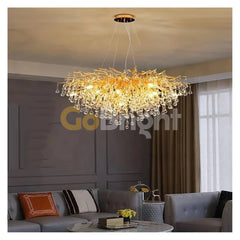 Candelabru Leon 80cm 8xE14 Auriu