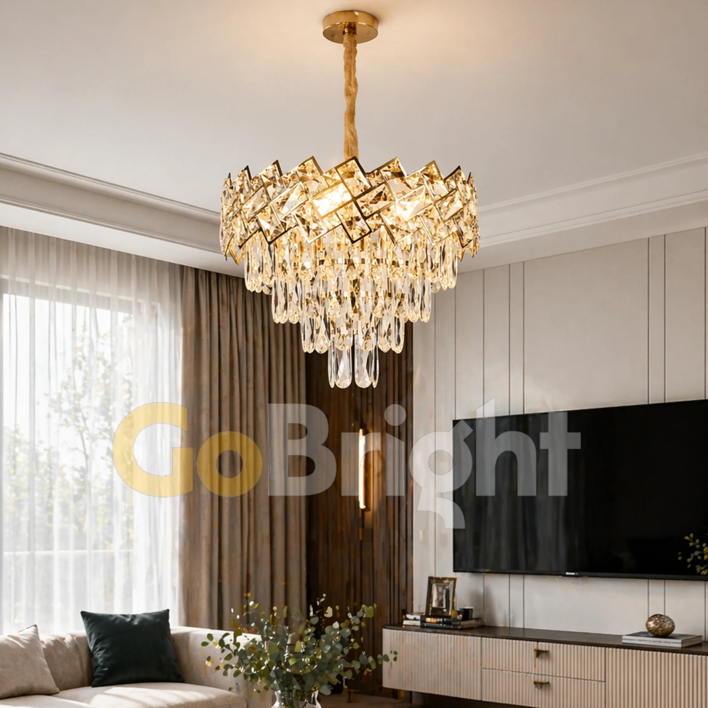 Candelabru Magnum Diametru 40cm Auriu