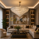 Candelabru Magnum Diametru 80cm Argintiu