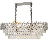 Candelabru Magnum Diametru 80cm x 30cm Argintiu