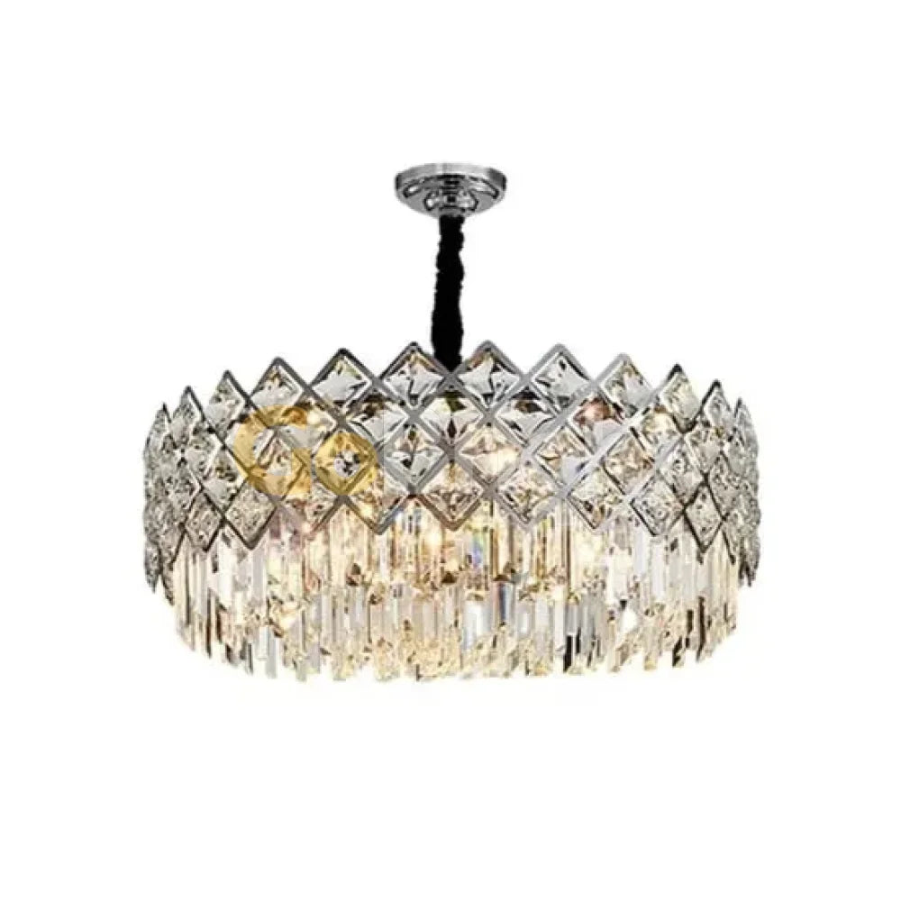 Candelabru Mosaic Diametru 40cm Argintiu