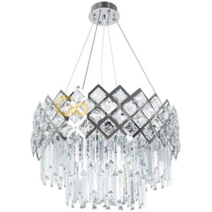 Candelabru Mosaic Diametru 60cm Argintiu