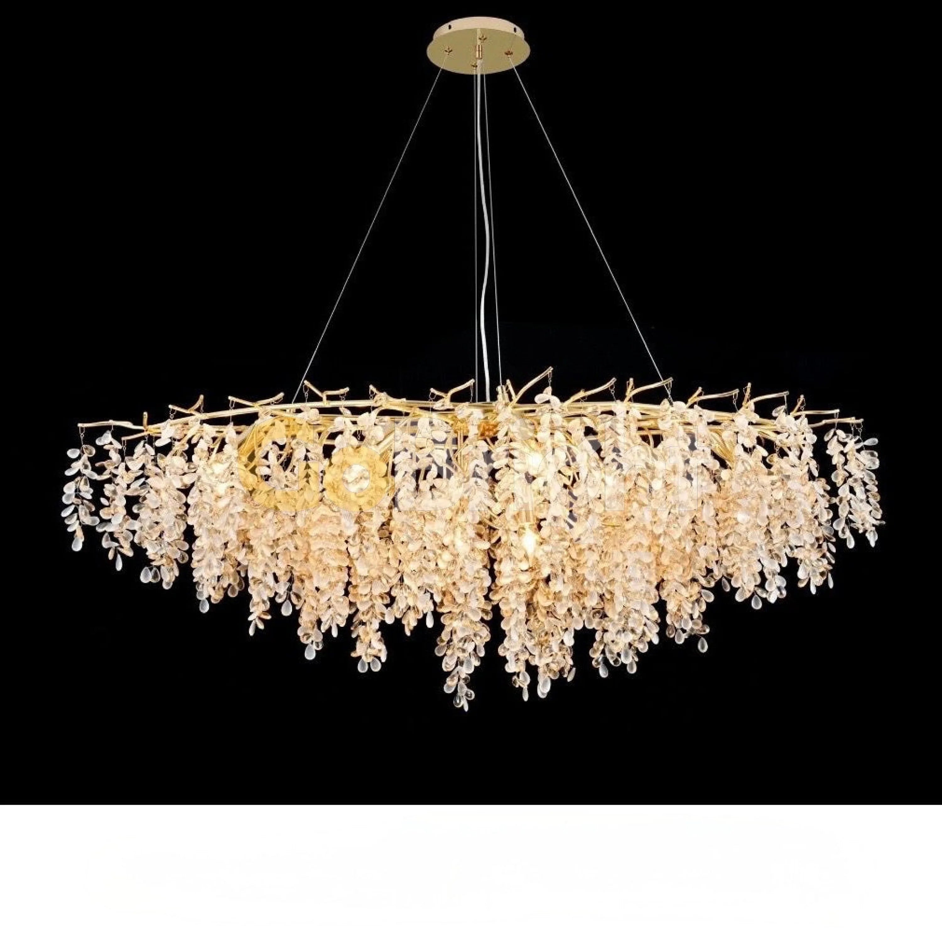 Candelabru Olivia 120x55cm 10xE14 Auriu