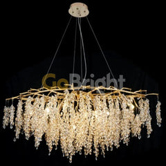 Candelabru Olivia Diametru 120cm x 55cm Auriu