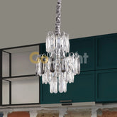 Candelabru Rixos Diametru 30cm Argintiu