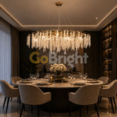 Candelabru Tigres 120x55cm 10xE14 Auriu