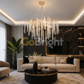 Candelabru Tigres 60cm 6xE14 Auriu