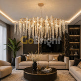 Candelabru Tigres 80cm 8xE14 Auriu