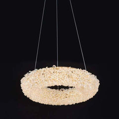Pendul LED 40cm 40W Glow 3 Tipuri de Lumini Auriu