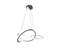 Pendul LED Diametru 50cm 120W cu Telecomanda Trinity 3 Tipuri de Lumini Alb