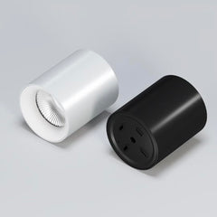 Spot LED Office Lumina Neutra 7W Diametru 8cm Negru