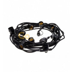 Ghirlanda Terasa 10m 10xE14 Fara becuri Negru