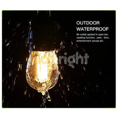 Ghirlanda Terasa 10m 10xE14 Fara becuri Negru