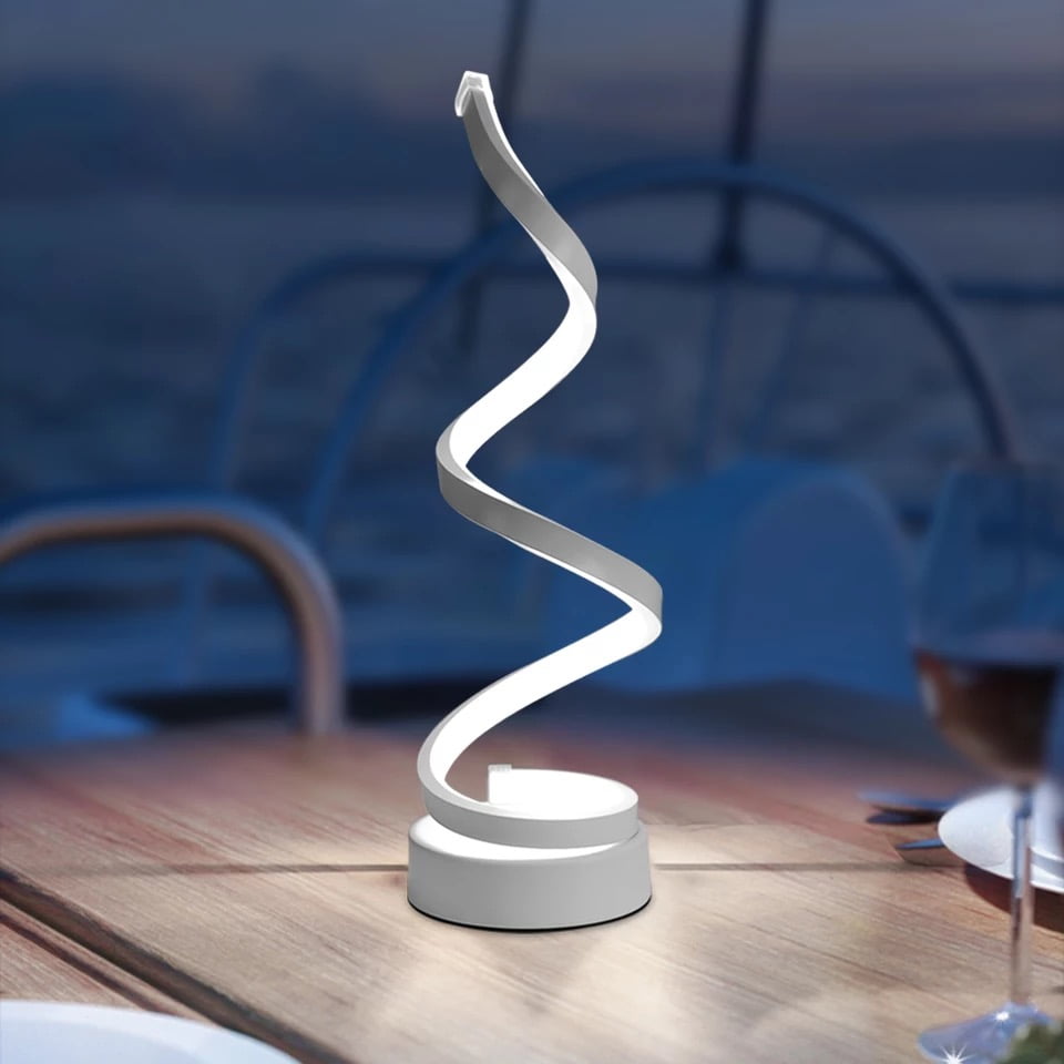 Veioza LED Lines 3 Tipuri de Lumini 45cm 40W Alb