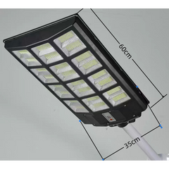 Lampa LED Solara 900W IP65 Telecomanda 6500K Senzor de Lumina si Miscare