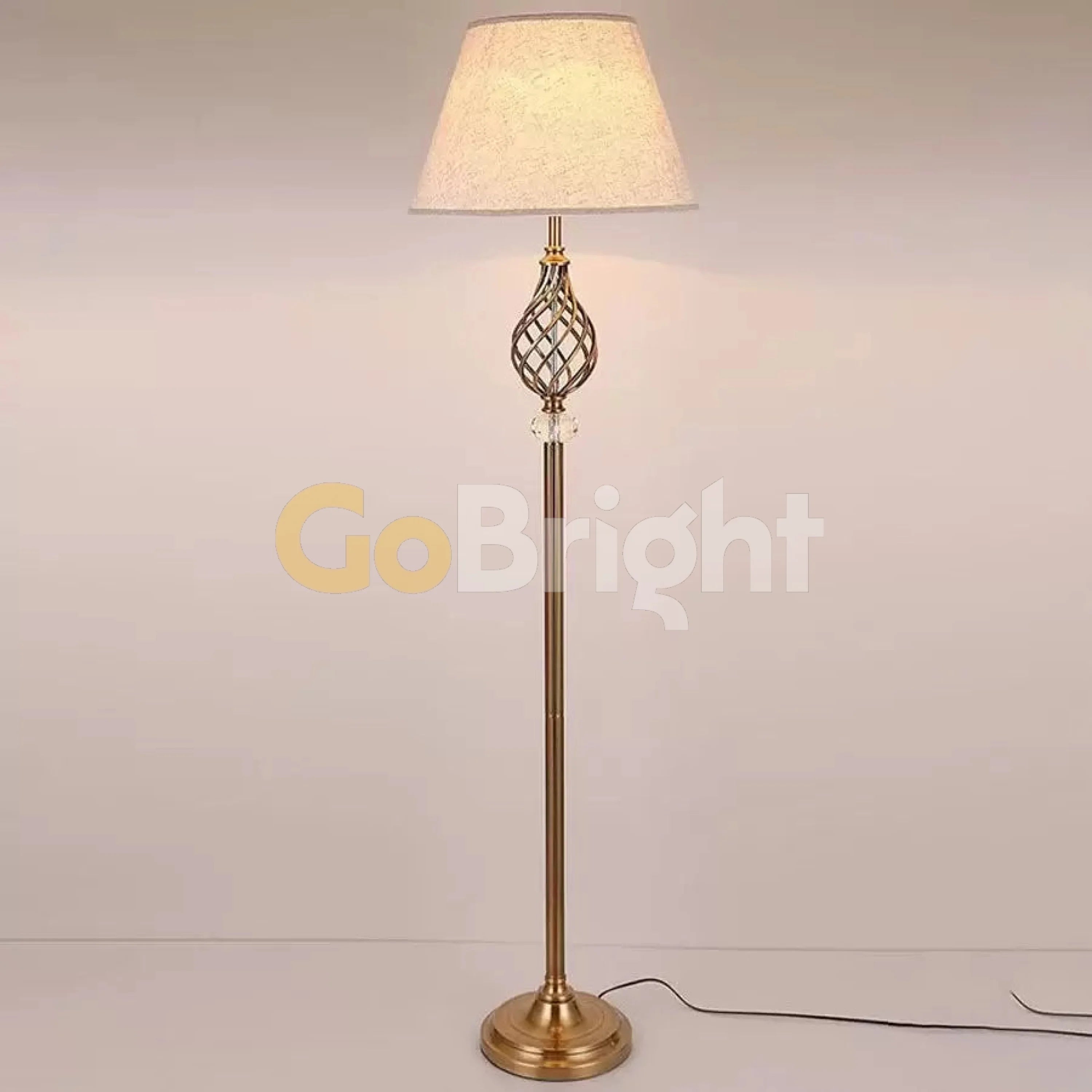 Lampadar Fiera 1xE27 170cm Auriu