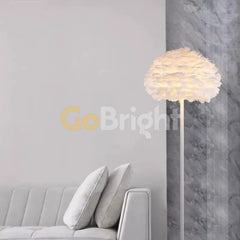 Lampadar Fluffy 1xE27 175cm Alb