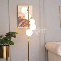 Lampadar Jolie 5xE27 177cm Auriu