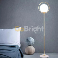 Lampadar Jolie Marmura 1xE27 165cm Auriu + Alb