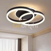 Lustra LED 100W cu Telecomanda Azele 3 Tipuri de Lumini Negru