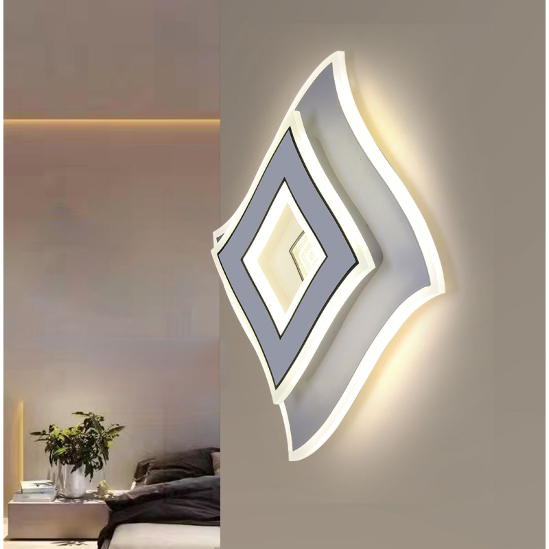 Plafoniera LED 40cm 100W cu Telecomanda Raisa 3 Tipuri de Lumini Alb