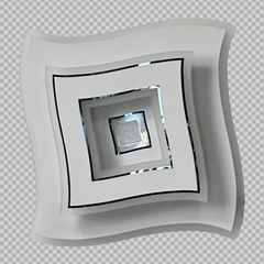 Plafoniera LED 40cm 100W cu Telecomanda Raisa 3 Tipuri de Lumini Alb