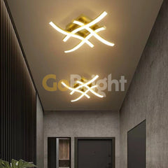 Lustra LED 28W Urban 3 Tipuri de Lumini Auriu