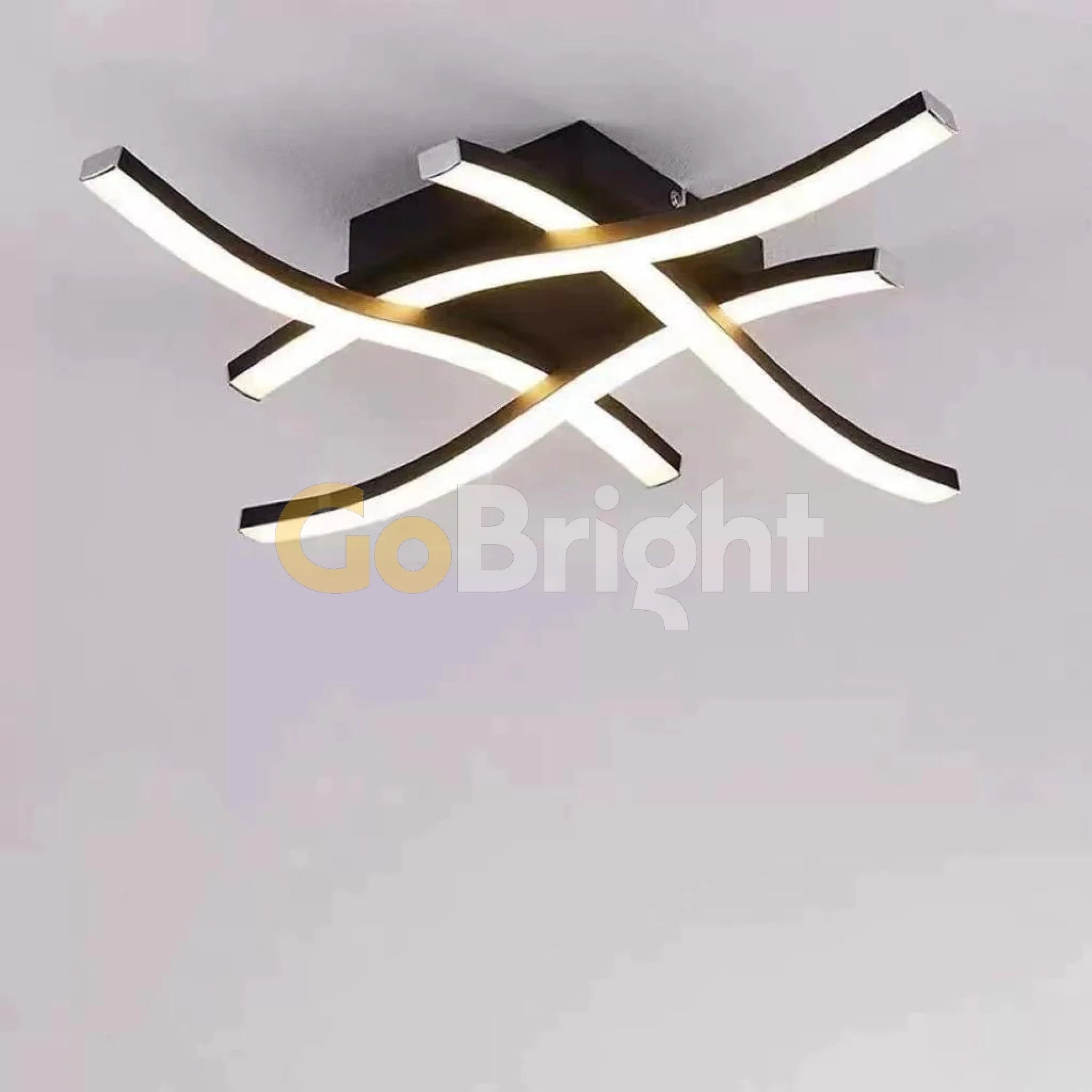 Lustra LED 28W Urban 3 Tipuri de Lumini Negru