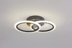 Lustra LED 35W Telecomanda Odele 3 Tipuri de Lumini Negru