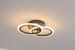 Lustra LED 35W Telecomanda Odele 3 Tipuri de Lumini Negru