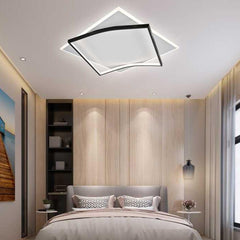 Plafoniera LED Diametru 40x40cm 108W cu Telecomanda Raisa 3 Tipuri de Lumini Alb