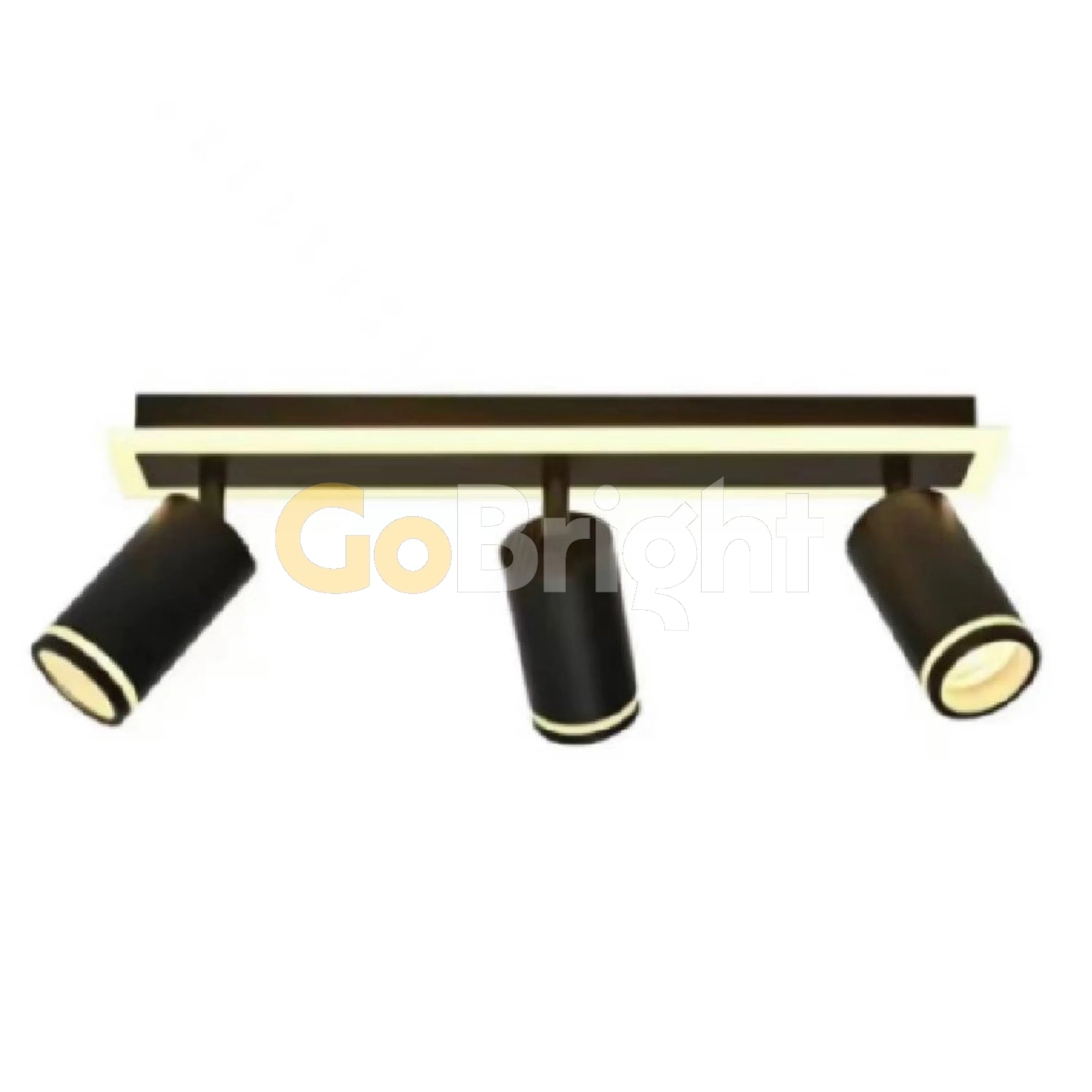 Lustra LED 64W Urban 3 Tipuri de Lumini Negru