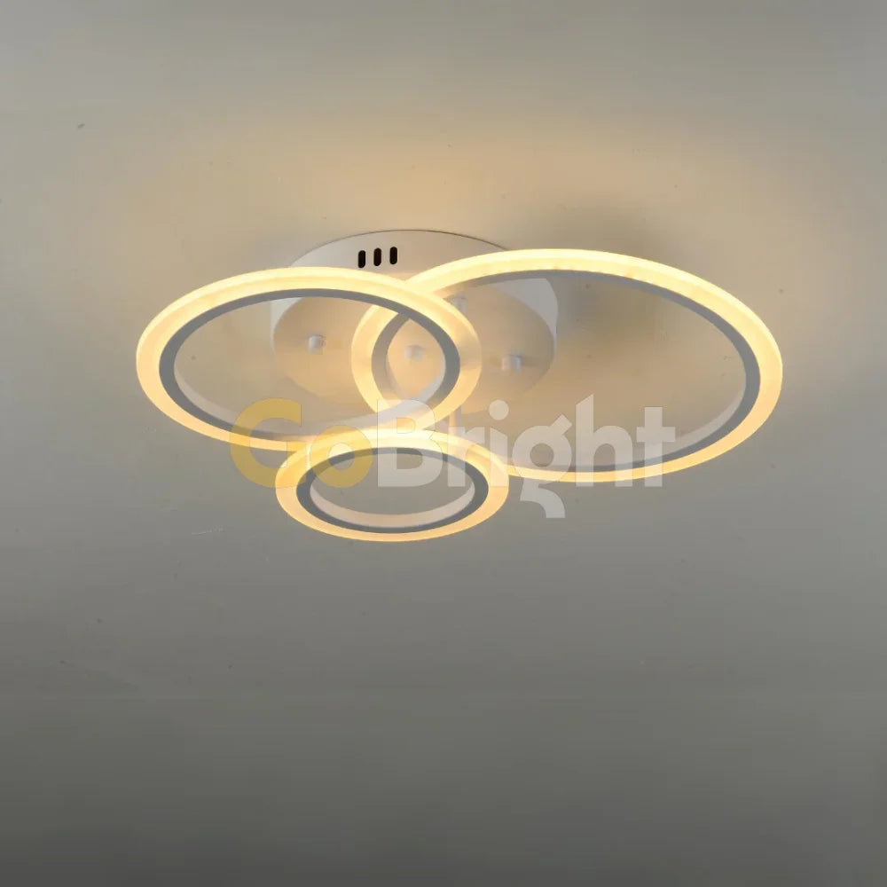 Lustra LED 66W Telecomanda Odele 3 Tipuri de Lumini Alb