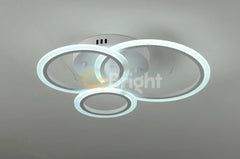 Lustra LED 66W Telecomanda Odele 3 Tipuri de Lumini Alb