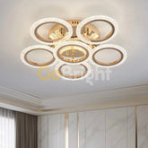 Lustra LED 96W cu Telecomanda Elixir 3 Tipuri de Lumini Auriu