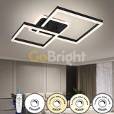 Lustra LED cu Telecomanda Azele 3 Tipuri de Lumini 160W Negru