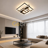 Lustra LED cu Telecomanda Azele 3 Tipuri de Lumini 240W Negru