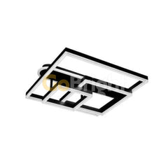 Lustra LED cu Telecomanda Azele 3 Tipuri de Lumini 240W Negru