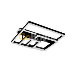 Lustra LED cu Telecomanda Azele 3 Tipuri de Lumini 240W Negru