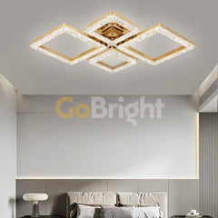 Lustra LED cu Telecomanda Elsabe 3 Tipuri de Lumini 100W Auriu