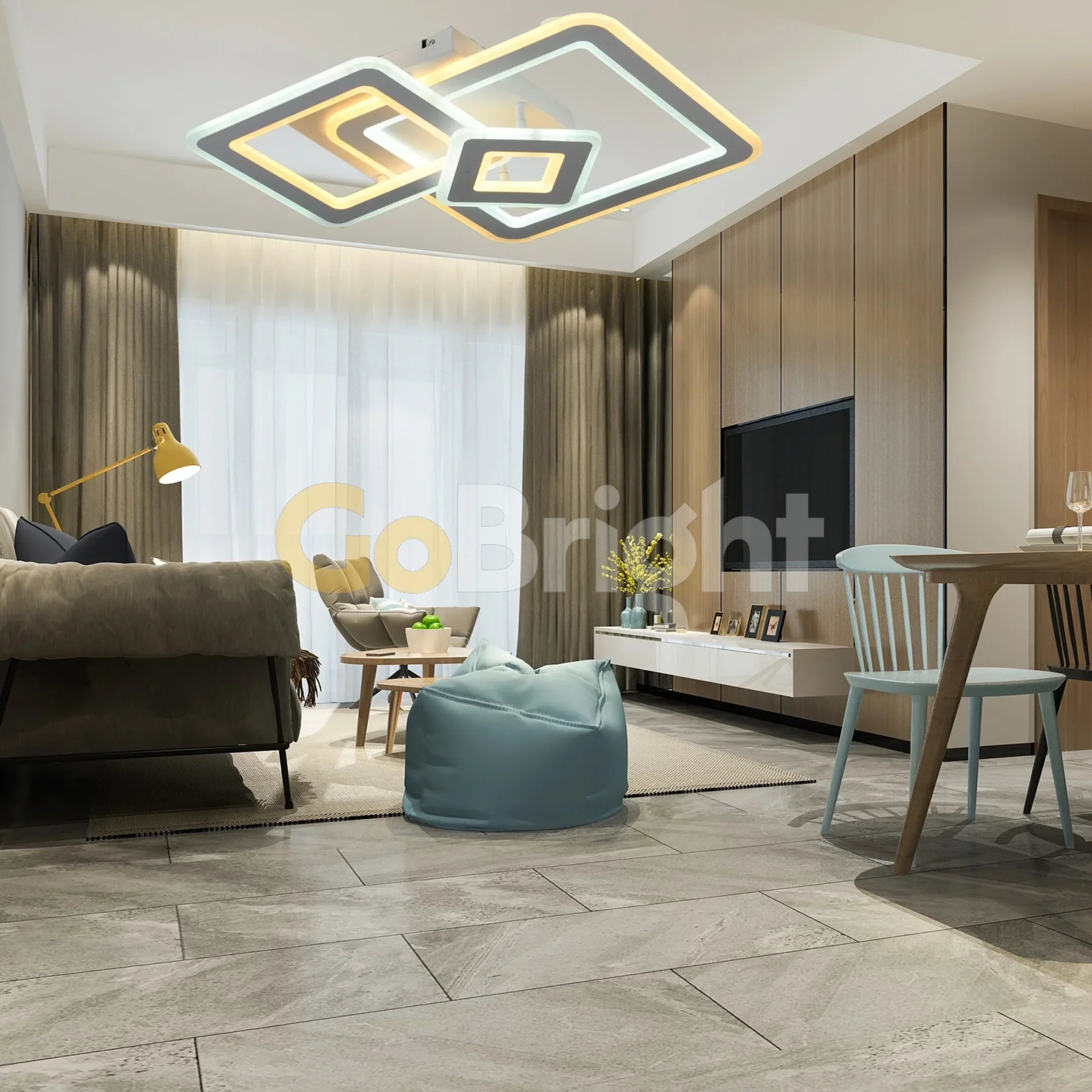 Lustra LED cu Telecomanda Estia 3 Tipuri de Lumini 170W Alb