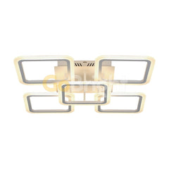 Lustra LED cu Telecomanda Estia 3 Tipuri de Lumini 90W Alb