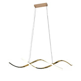 Pendul LED 80cm 76W cu Telecomanda Trinity 3 Tipuri de Lumini Auriu