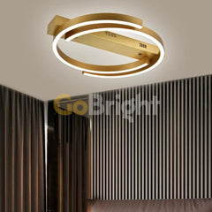 Lustra LED cu Telecomanda Kara 3 Tipuri de Lumini 66W Auriu