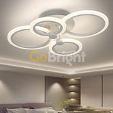 Lustra LED cu Telecomanda Odele 3 Tipuri de Lumini 108W Alb